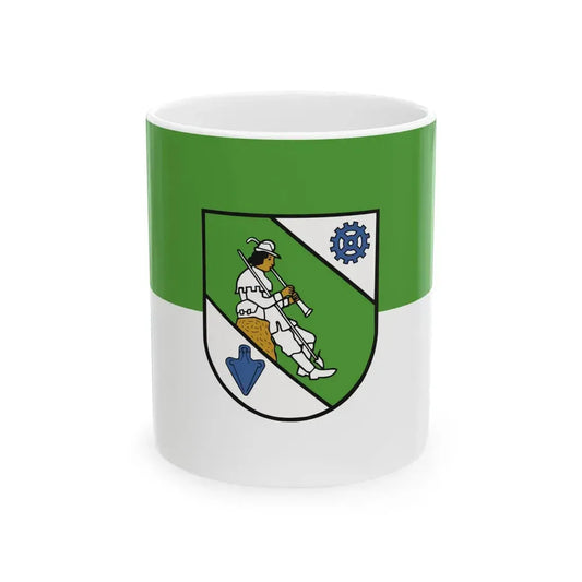 Flagge Stuttgart-Zuffenhausen (Germany) White Coffee Mug 11oz - Go Mug Yourself