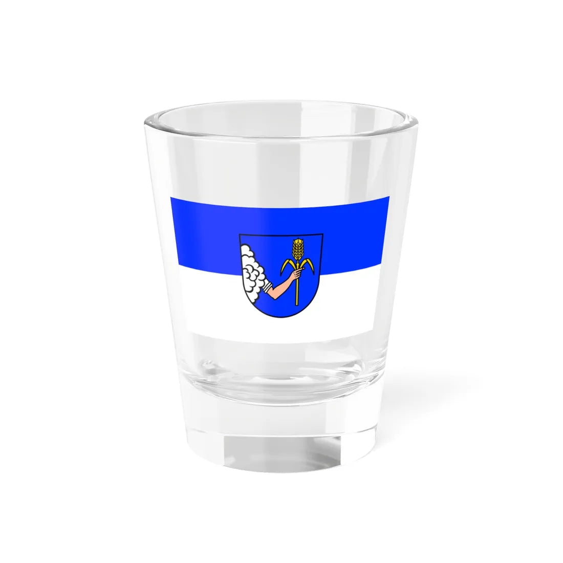 Flagge Sulzfeld Baden (Germany) Shot Glass 1.5oz 1.5oz - Go Mug Yourself