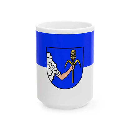 Flagge Sulzfeld Baden (Germany) White Coffee Mug 15oz - Go Mug Yourself