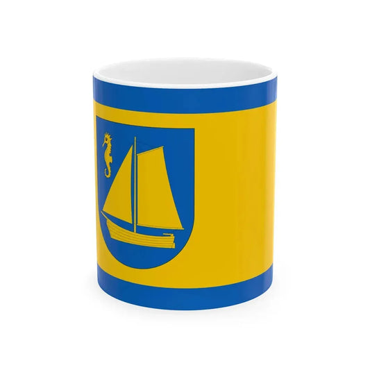 Flagge Timmendorfer Strand (Germany) White Coffee Mug 11oz - Go Mug Yourself