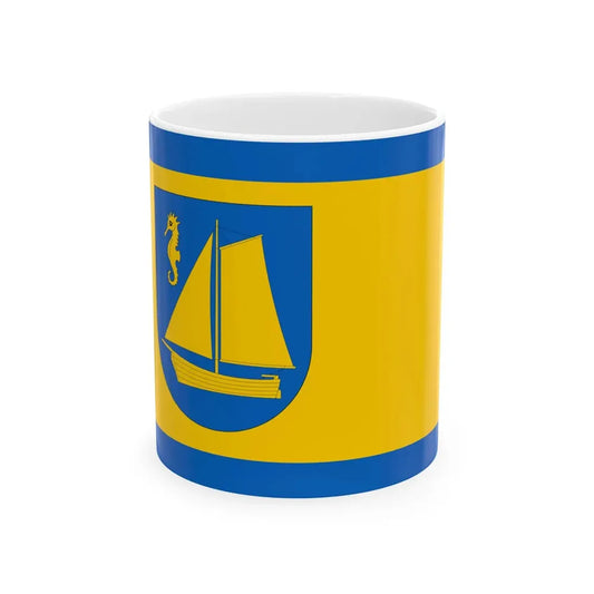 Flagge Timmendorfer Strand (Germany) White Coffee Mug 11oz - Go Mug Yourself