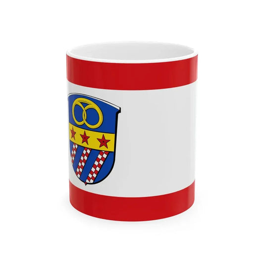 Flagge Traisa (Germany) White Coffee Mug 11oz - Go Mug Yourself