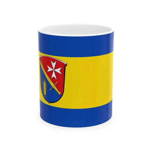 Flagge Udenhausen Grebenau (Germany) White Coffee Mug 11oz - Go Mug Yourself
