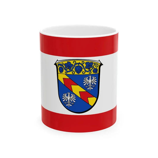 Flagge Udenheim (Germany) White Coffee Mug 11oz - Go Mug Yourself