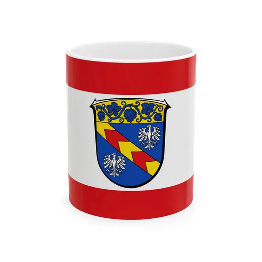 Flagge Udenheim (Germany) White Coffee Mug 11oz - Go Mug Yourself