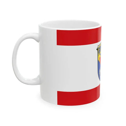 Flagge Udenheim (Germany) White Coffee Mug - Go Mug Yourself