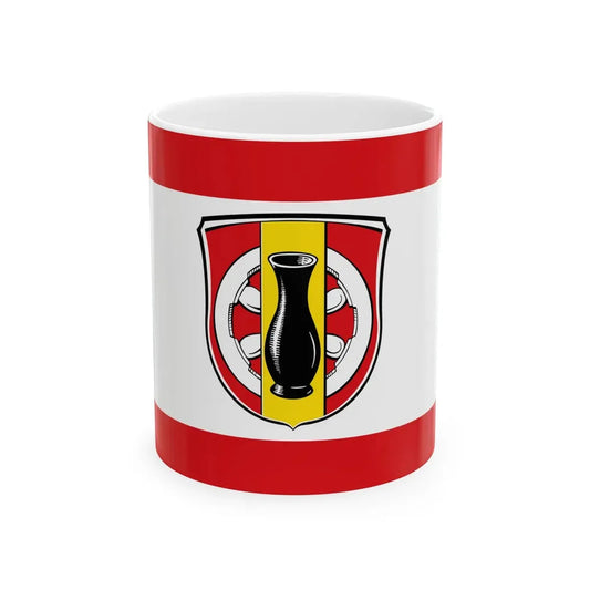 Flagge Urberach (Germany) White Coffee Mug 11oz - Go Mug Yourself