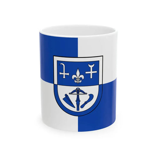 Flagge VG Roemerberg-Dudenhofen (Germany) White Coffee Mug 11oz - Go Mug Yourself