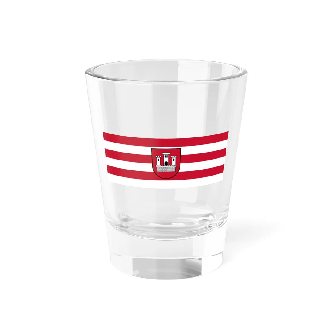 Flagge von Klosterneuburg (Austria) Shot Glass 1.5oz 1.5oz - Go Mug Yourself