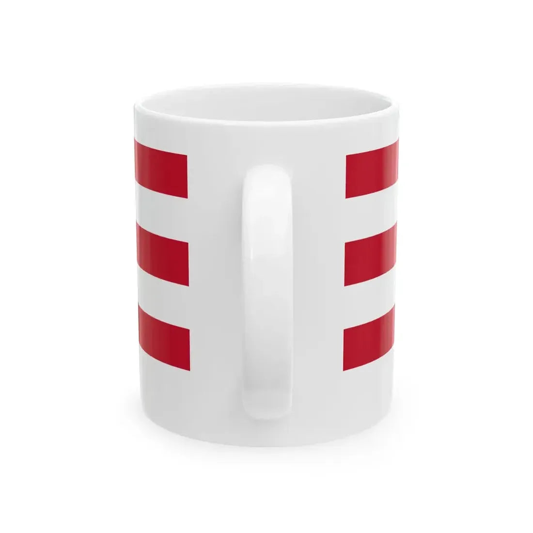 Flagge von Klosterneuburg (Austria) White Coffee Mug - Go Mug Yourself