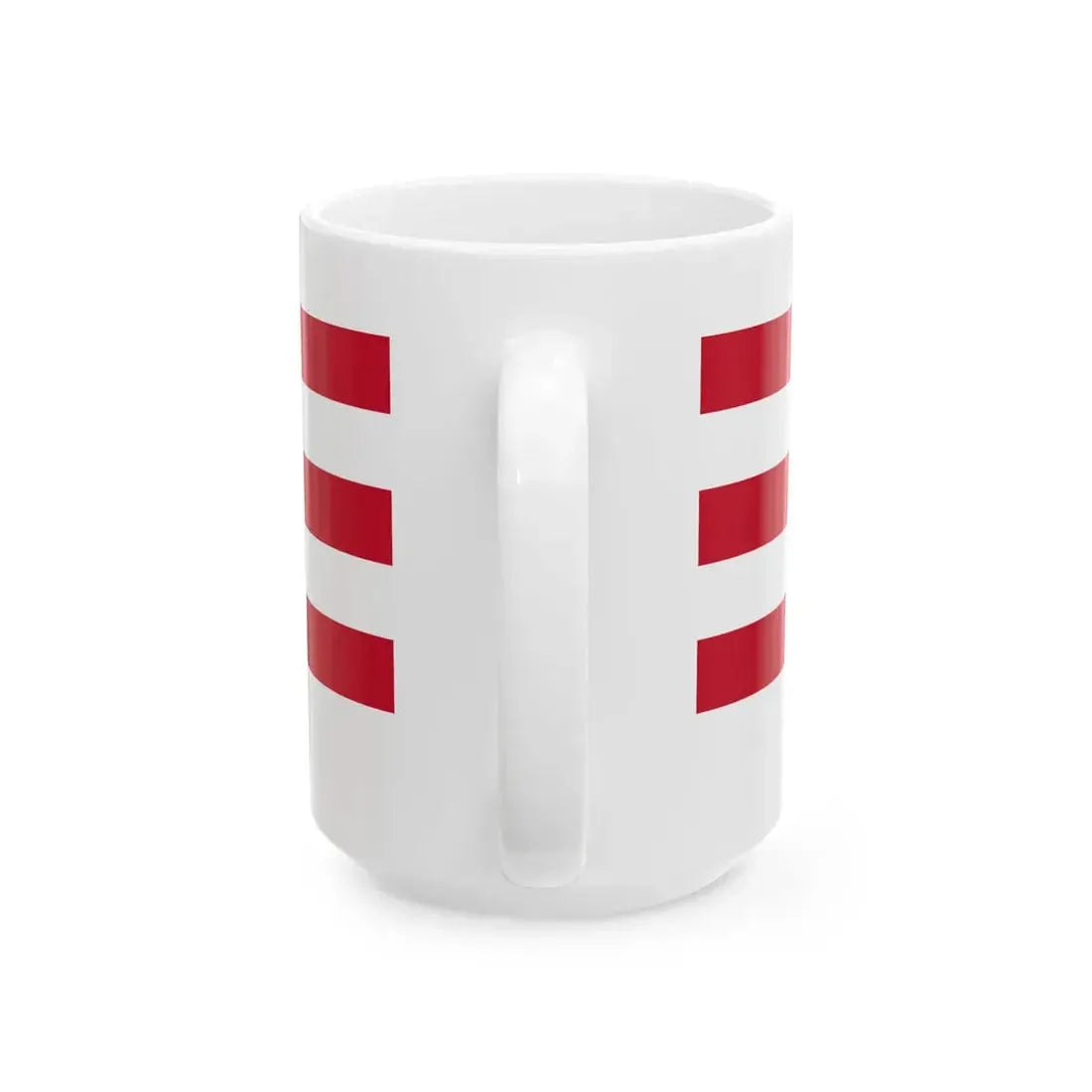 Flagge von Klosterneuburg (Austria) White Coffee Mug - Go Mug Yourself
