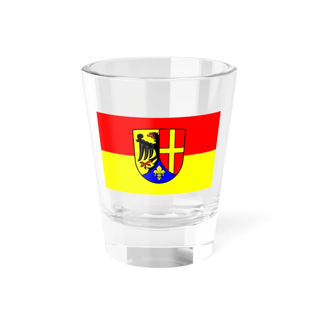 Flagge Wadgassen (Germany) Shot Glass 1.5oz 1.5oz - Go Mug Yourself