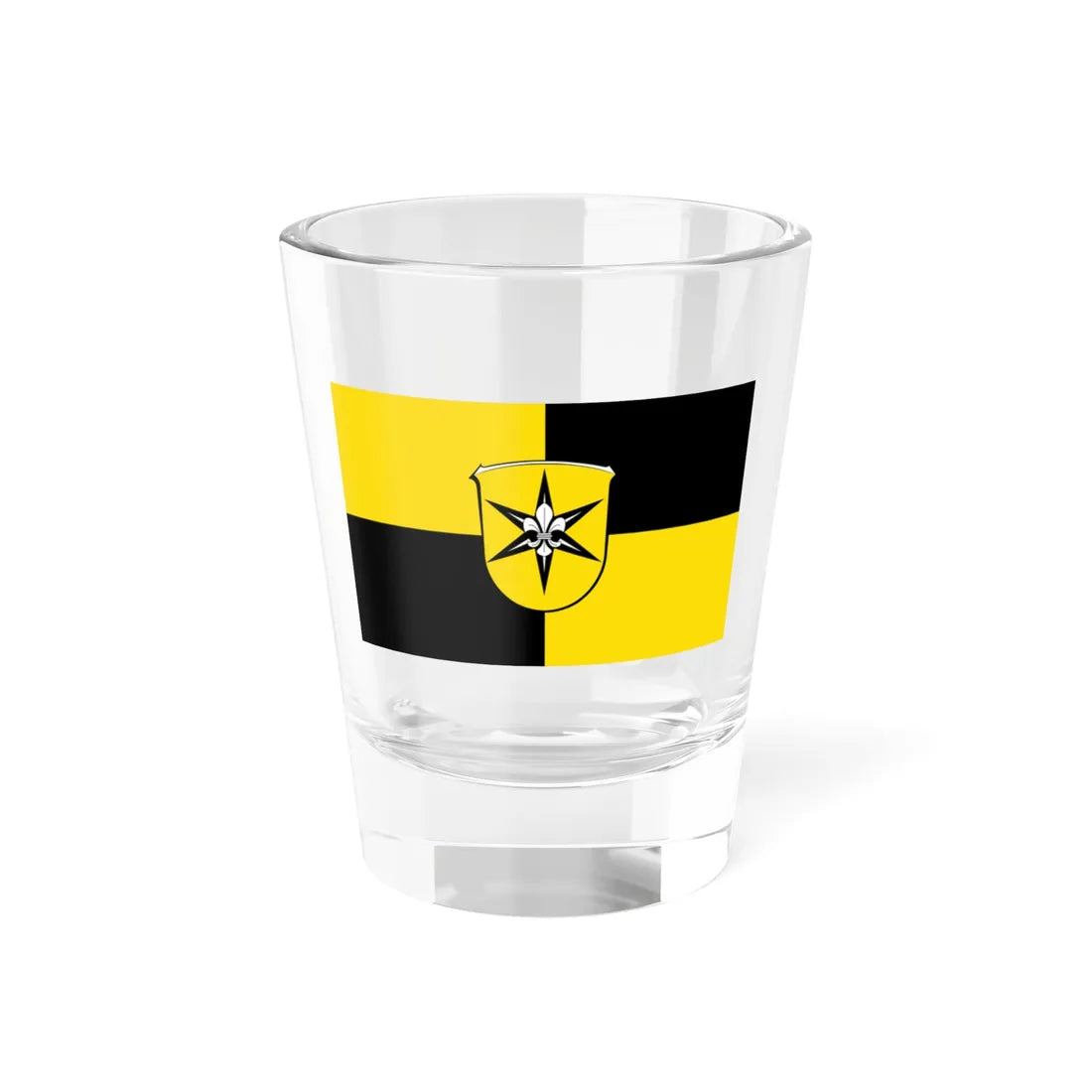 Flagge Waldeck am Edersee 2 (Germany) Shot Glass 1.5oz 1.5oz - Go Mug Yourself