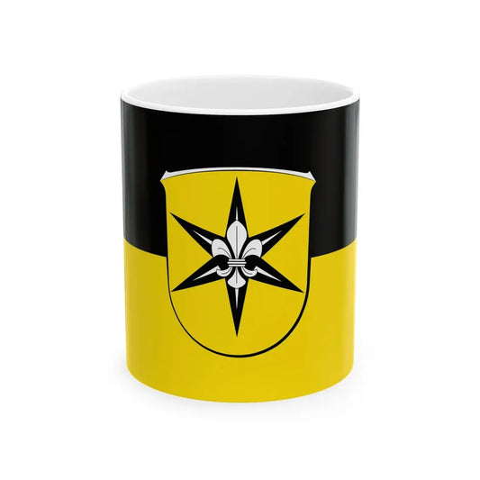 Flagge Waldeck am Edersee (Germany) White Coffee Mug 11oz - Go Mug Yourself