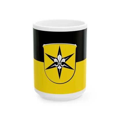 Flagge Waldeck am Edersee (Germany) White Coffee Mug 15oz - Go Mug Yourself