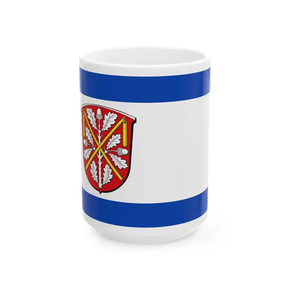 Flagge Walldorf Hessen (Germany) White Coffee Mug 15oz - Go Mug Yourself