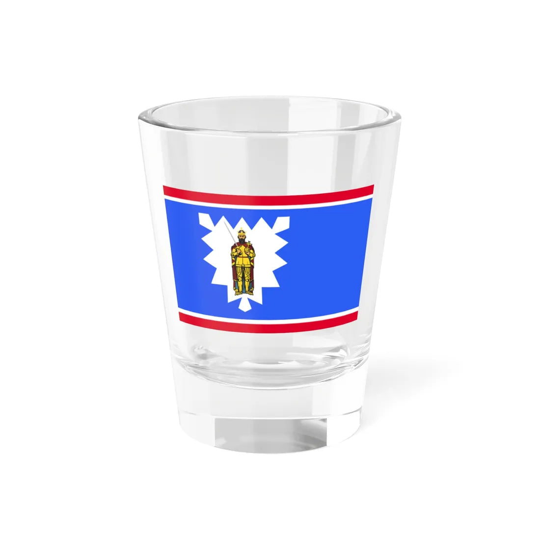 Flagge Wedel (Germany) Shot Glass 1.5oz 1.5oz - Go Mug Yourself
