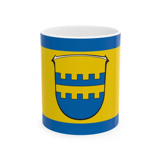 Flagge Wehrda Marburg (Germany) White Coffee Mug 11oz - Go Mug Yourself