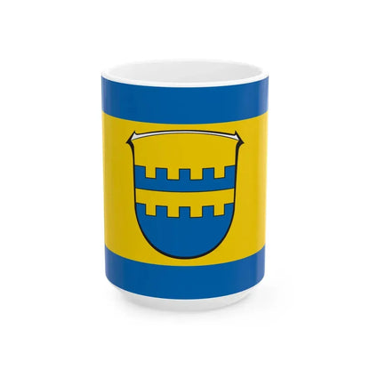 Flagge Wehrda Marburg (Germany) White Coffee Mug 15oz - Go Mug Yourself