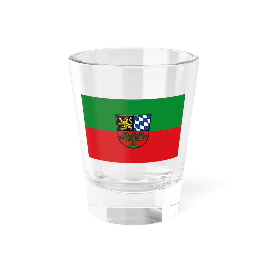 Flagge Weiden in der Oberpfalz (Germany) Shot Glass 1.5oz 1.5oz - Go Mug Yourself