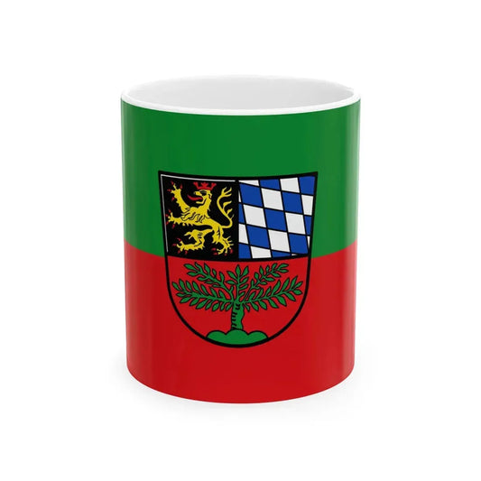 Flagge Weiden in der Oberpfalz (Germany) White Coffee Mug 11oz - Go Mug Yourself