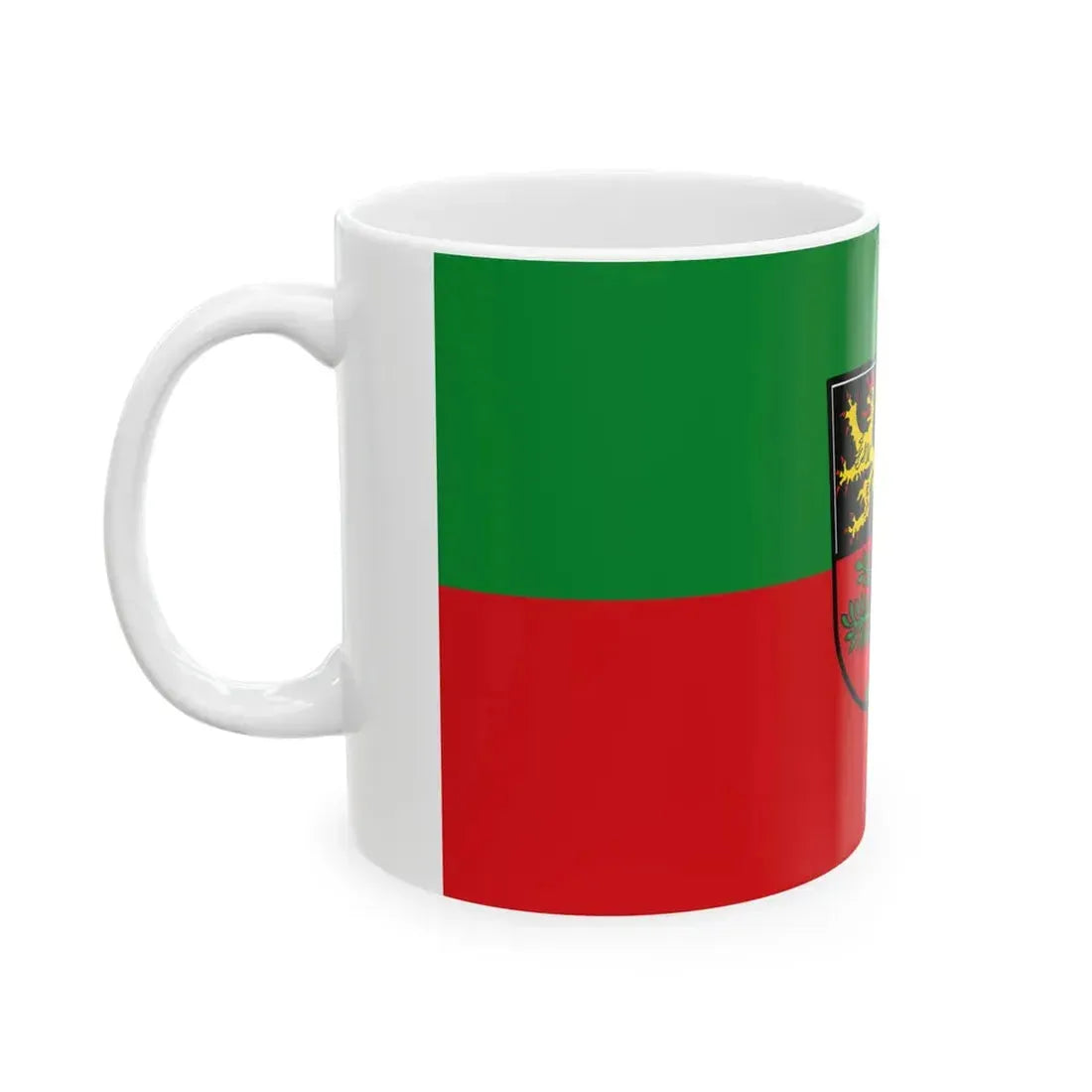 Flagge Weiden in der Oberpfalz (Germany) White Coffee Mug - Go Mug Yourself