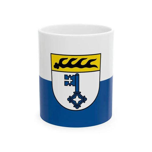 Flagge Weilheim an der Teck (Germany) White Coffee Mug 11oz - Go Mug Yourself