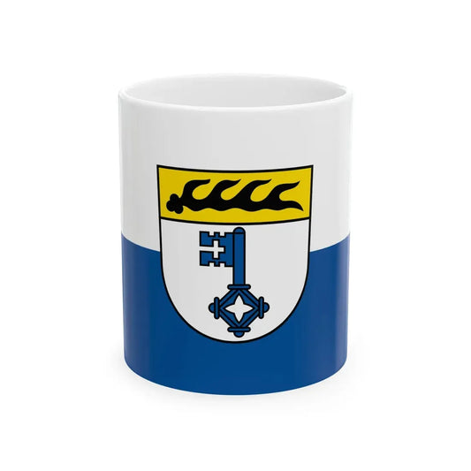 Flagge Weilheim an der Teck (Germany) White Coffee Mug 11oz - Go Mug Yourself