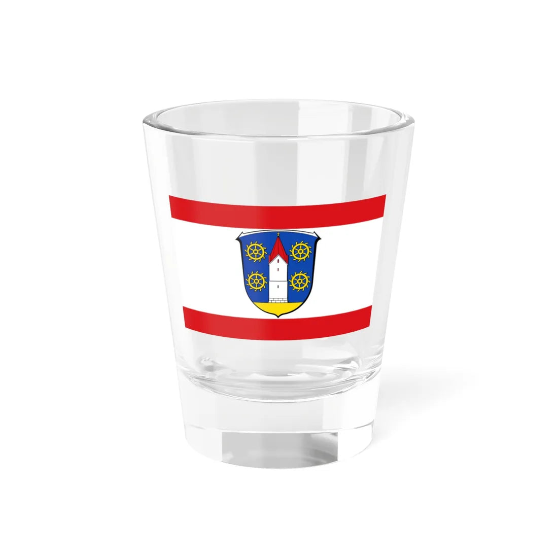 Flagge Weiskirchen Rodgau (Germany) Shot Glass 1.5oz 1.5oz - Go Mug Yourself