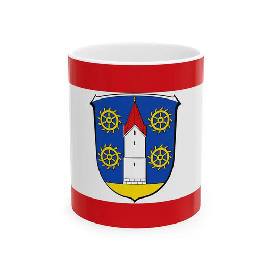 Flagge Weiskirchen Rodgau (Germany) White Coffee Mug 11oz - Go Mug Yourself