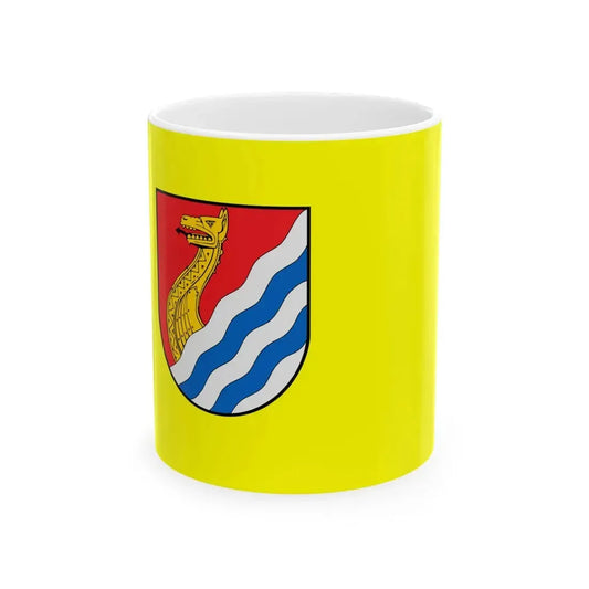 Flagge Wenningstedt-Braderup (Germany) White Coffee Mug 11oz - Go Mug Yourself