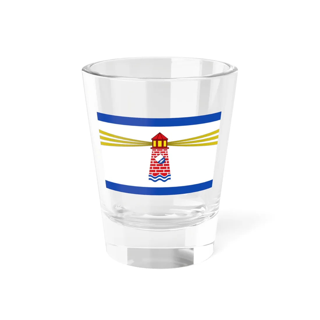 Flagge Westerland Sylt (Germany) Shot Glass 1.5oz 1.5oz - Go Mug Yourself