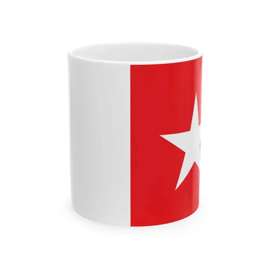 Flagge Witu 1890 laut Voeltzkow (Kenya) White Coffee Mug 11oz - Go Mug Yourself