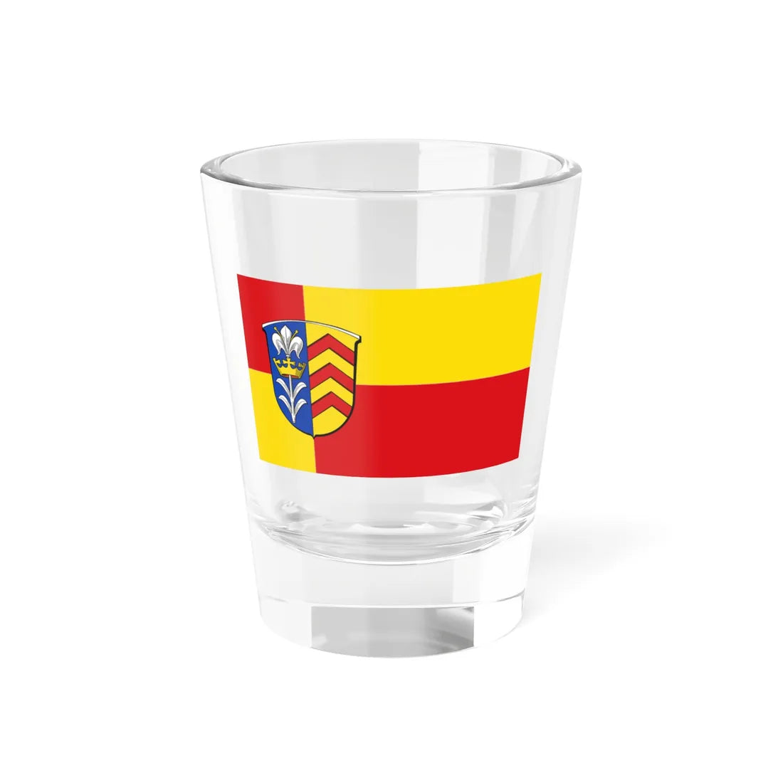 Flagge Wolfgang Hanau (Germany) Shot Glass 1.5oz 1.5oz - Go Mug Yourself