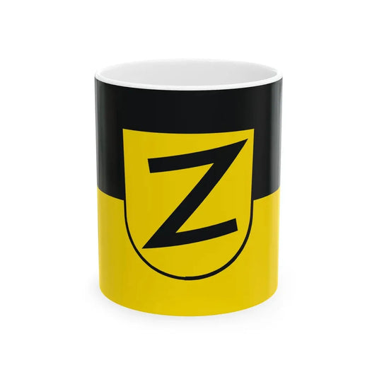 Flagge Wolfschlugen (Germany) White Coffee Mug 11oz - Go Mug Yourself
