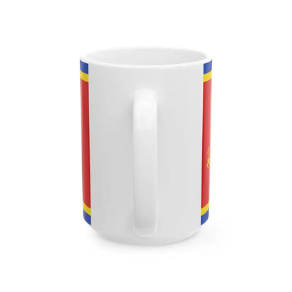 Flagge Wyk auf Foehr (Germany) White Coffee Mug - Go Mug Yourself