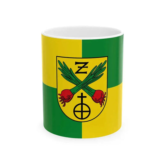 Flagge Zeiskam (Germany) White Coffee Mug 11oz - Go Mug Yourself