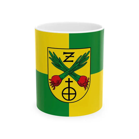 Flagge Zeiskam (Germany) White Coffee Mug 11oz - Go Mug Yourself