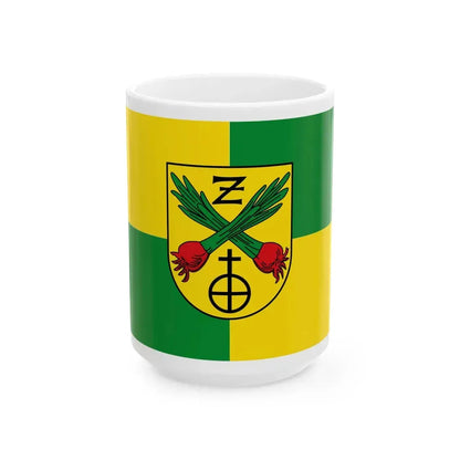 Flagge Zeiskam (Germany) White Coffee Mug 15oz - Go Mug Yourself