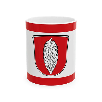 Flagge Zellhausen (Germany) White Coffee Mug 11oz - Go Mug Yourself