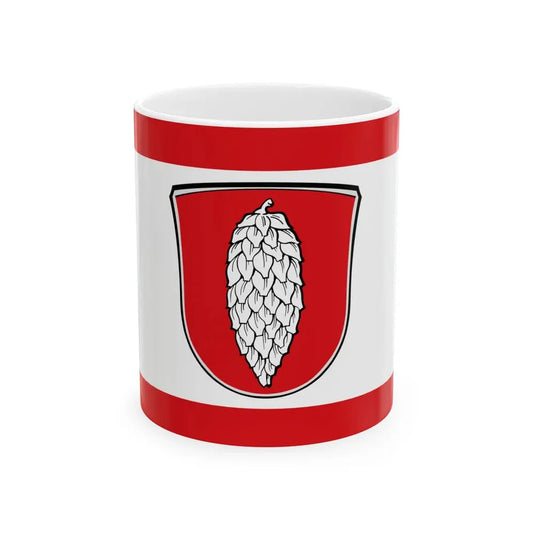 Flagge Zellhausen (Germany) White Coffee Mug 11oz - Go Mug Yourself
