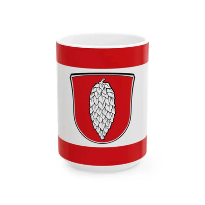 Flagge Zellhausen (Germany) White Coffee Mug 15oz - Go Mug Yourself