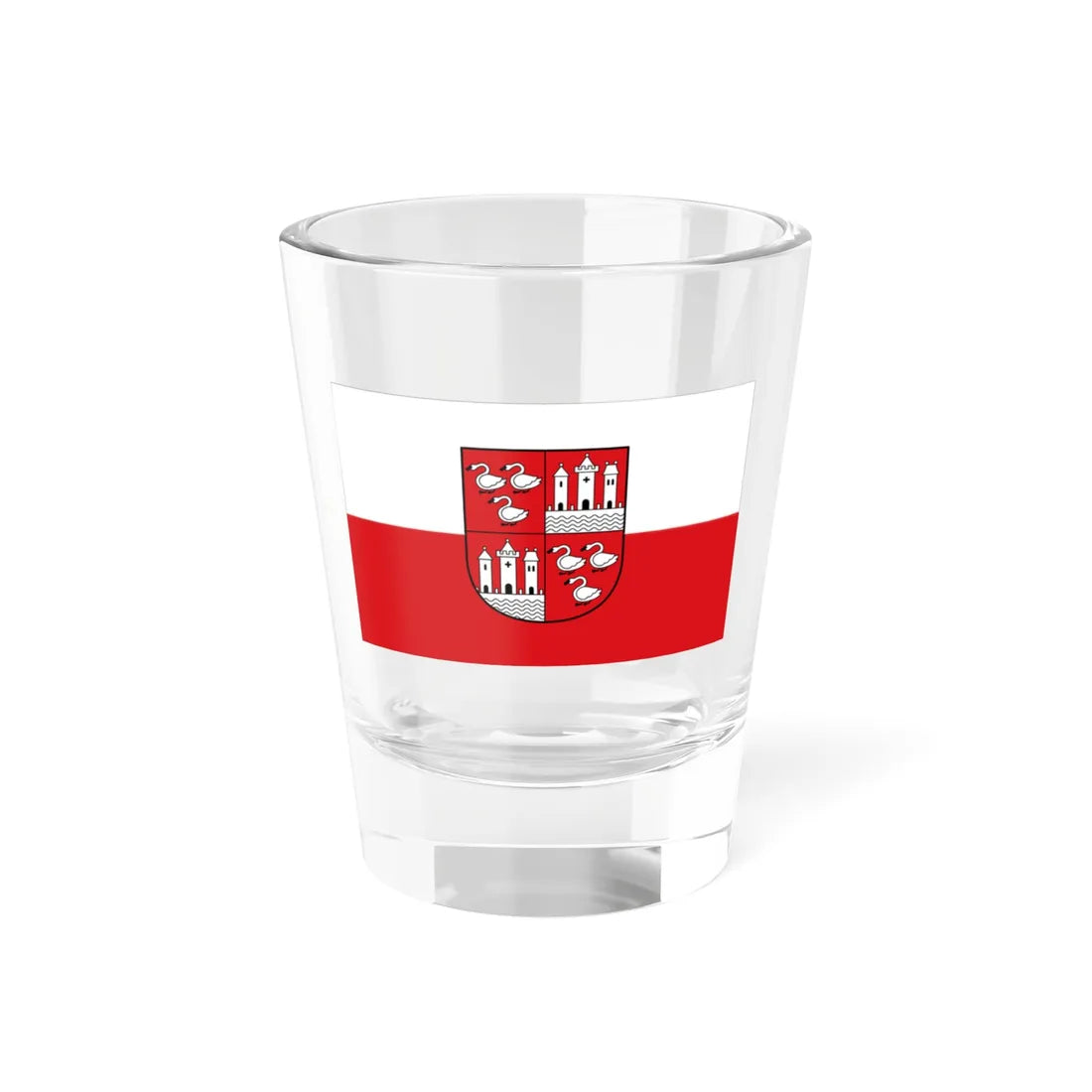 Flagge Zwickau (Germany) Shot Glass 1.5oz 1.5oz - Go Mug Yourself