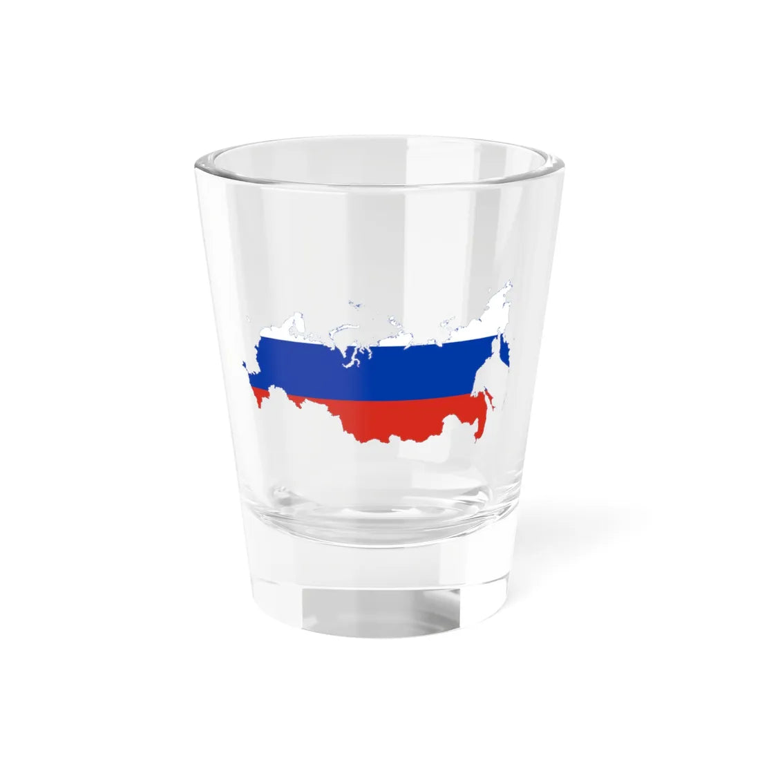 Flagged map of Russia 2014-2022 (Russia) Shot Glass 1.5oz 1.5oz - Go Mug Yourself