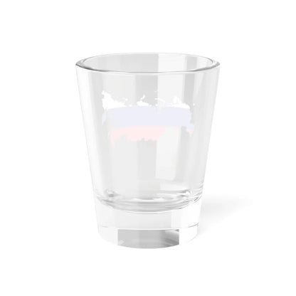 Flagged map of Russia 2014-2022 (Russia) Shot Glass 1.5oz - Go Mug Yourself