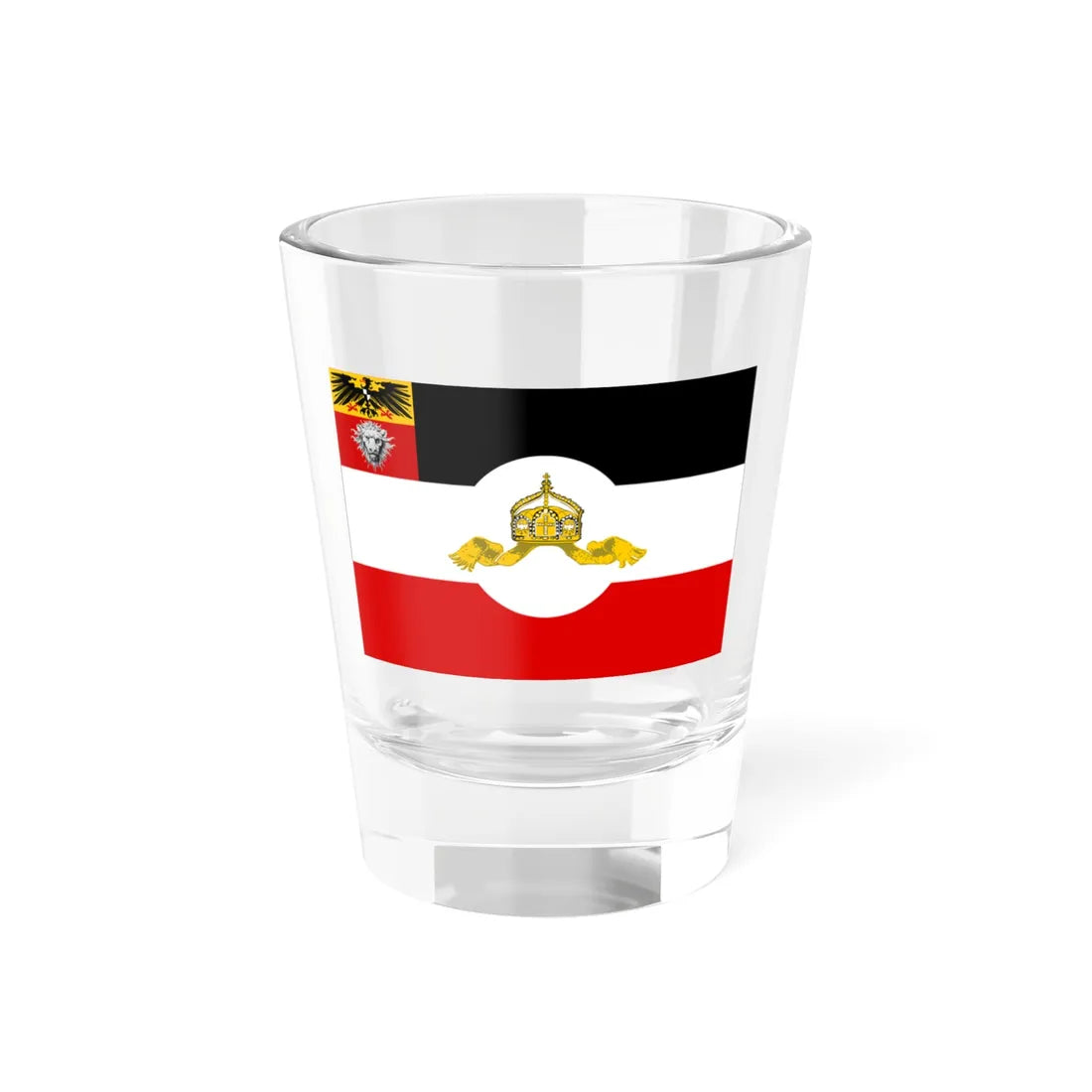Flaggenentwurf 4 Deutsch Ostafrika 1914 (Tanzania) Shot Glass 1.5oz 1.5oz - Go Mug Yourself