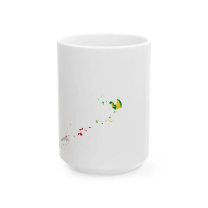 FlagMap ARMM (Philippines) White Coffee Mug 15oz - Go Mug Yourself