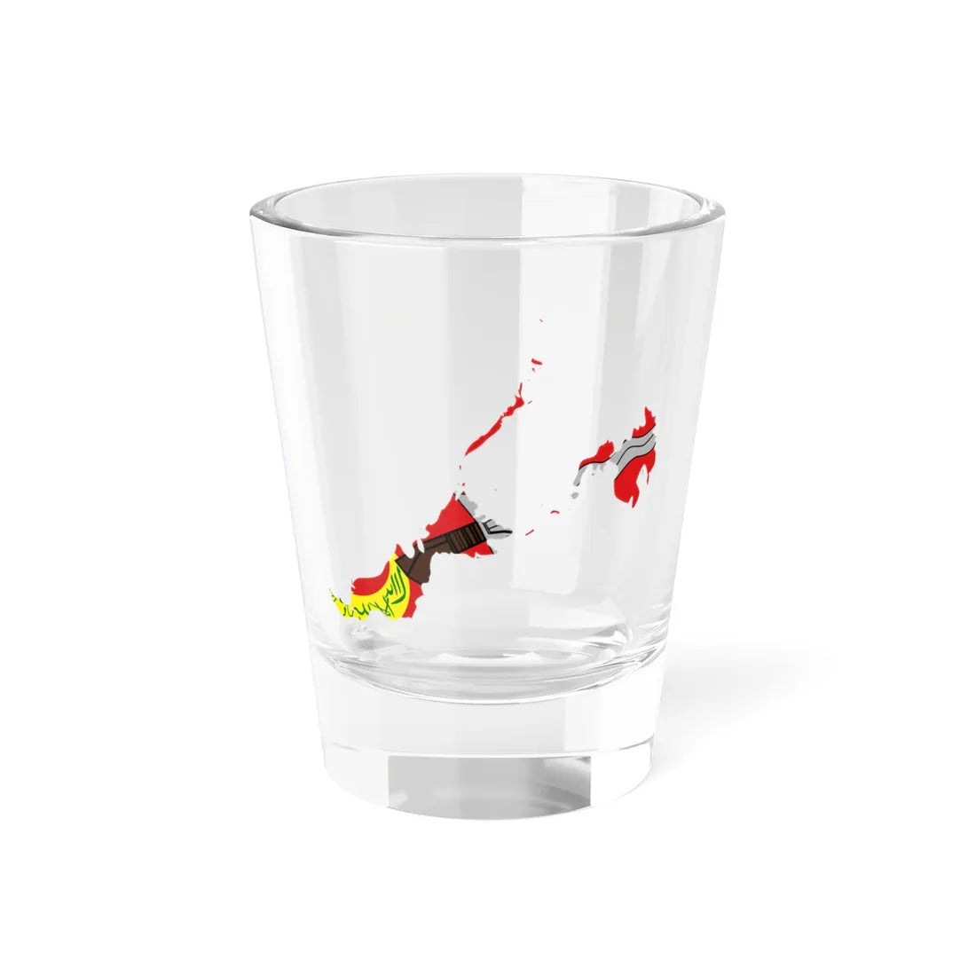 FlagMap Bangsamoro Republik 2013 (Philippines) Shot Glass 1.5oz 1.5oz - Go Mug Yourself