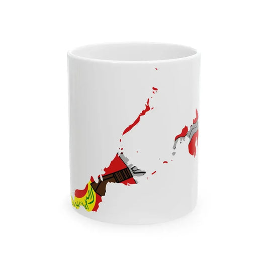 FlagMap Bangsamoro Republik 2013 (Philippines) White Coffee Mug 11oz - Go Mug Yourself