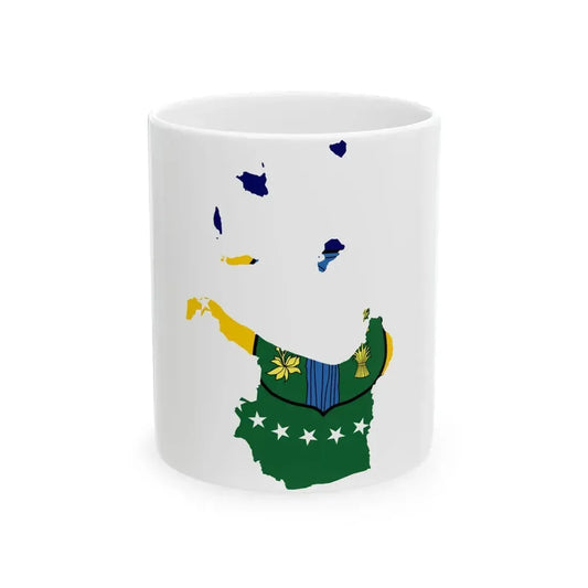 FlagMap Cagayan Province Philippines (Philippines) White Coffee Mug 11oz - Go Mug Yourself